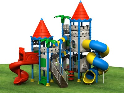 Parque de atracciones, tobogán, patio de juegos al aire libre en venta TQ-CB125
